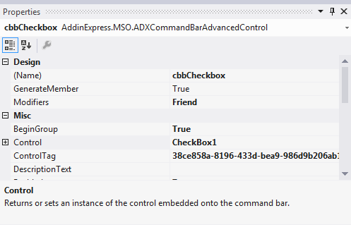 Adding controls to the custom commandbar