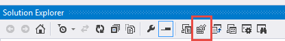 Open the Registry Editor by clicking its icon in the Solution Explorer window.