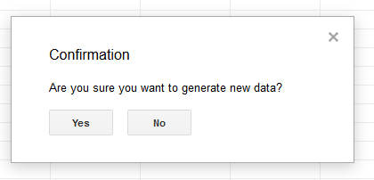 The custom dialog that sets the active cell's value to the choice the user made.