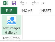An example of a Ribbon Gallery button with the icon in BMP format