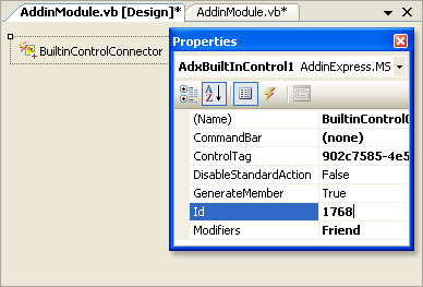 Built-in Control Connector component