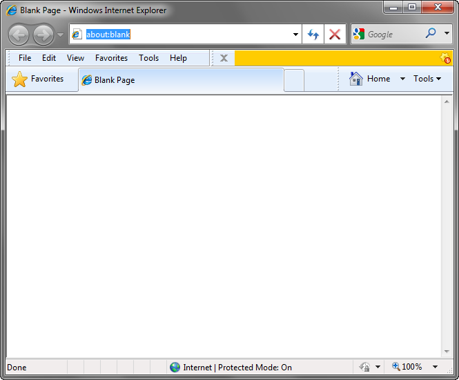 Custom IE toolbars added to the main menu row