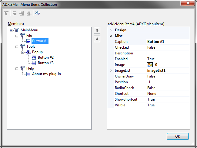 Adding custom menu items to the IE main menu
