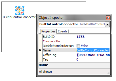 Builin Control Connector component