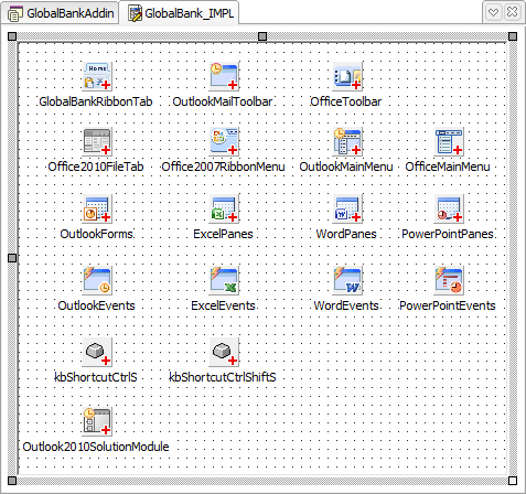 Delphi components for creating an Office COM Add-in