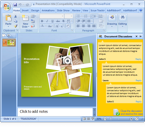 A sample task pane in PowerPoint 2003
