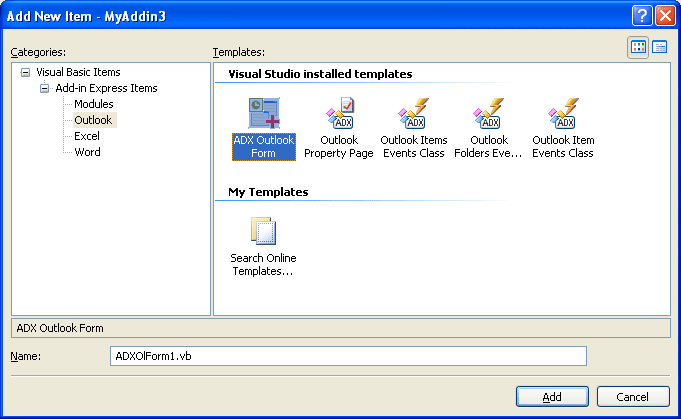 Creating a custom Outlook form