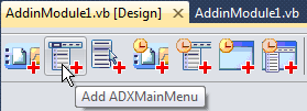 The component to customize the main menu of an Office application