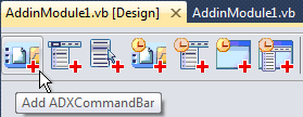 The component to add a custom toolbar to an Office application