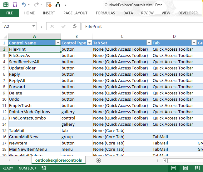 NET components for Office Ribbon: tabs, menu, controls in Office 2019 - 2010