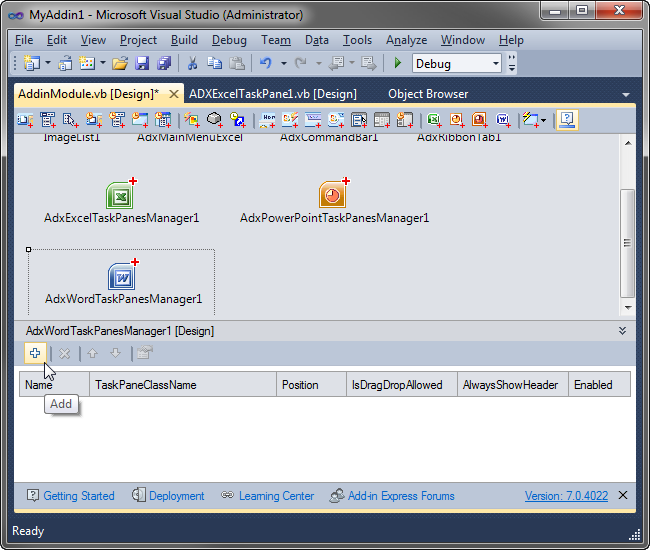 Create Add In For Word Excel Powerpoint 19 10 C Vb Net