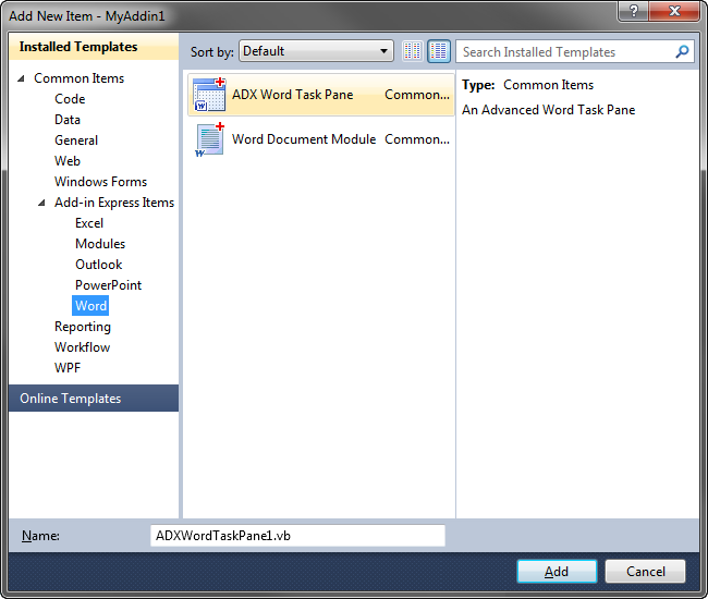 Create Add In For Word Excel Powerpoint 19 10 C Vb Net