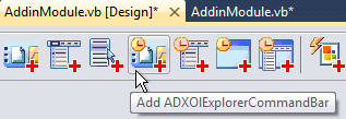 Creating a new Explorer toolbar