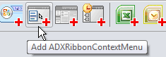 Ribbon Context Menu component