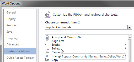 MS Office Ribbon tips. , C#, C++