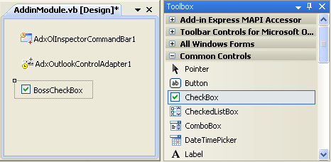 Adding a control