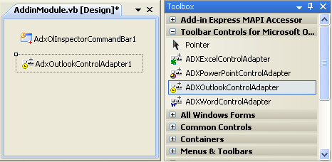 Adding a control adapter