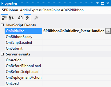 Add an event handler to the OnInitialize event of the button.