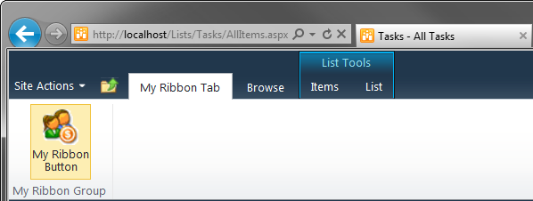 Positioning your custom tab