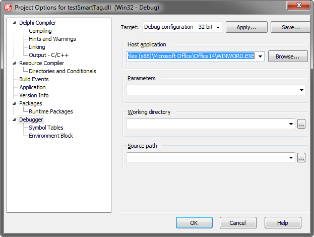 Debugging the smart tag