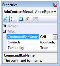 Context Menu component