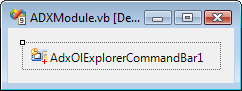 Outlook Explorer commandbar component