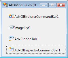 Outlook Inspector command bar component