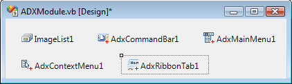 Office 2007 Ribbon tab component